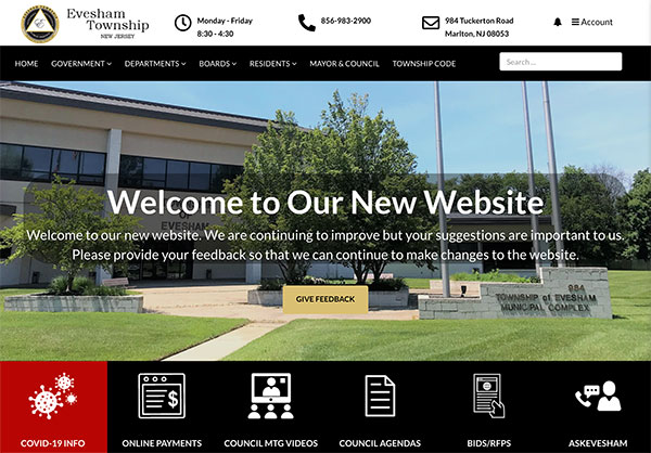 Municipal Website Button